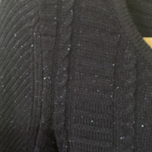 Dana Bachman sweater with metallic sparkling thread size S - Picture 3 of 10